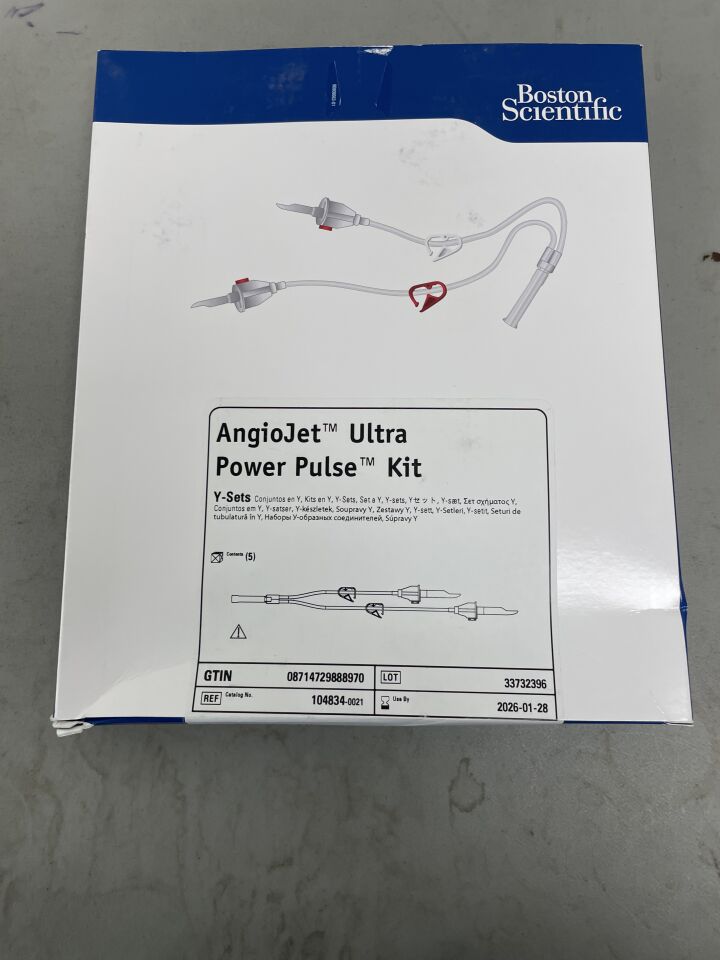 104834 - BOSTON SCIENTIFIC - AngioJet Ultra Power Pulse Kit, (BX/5)