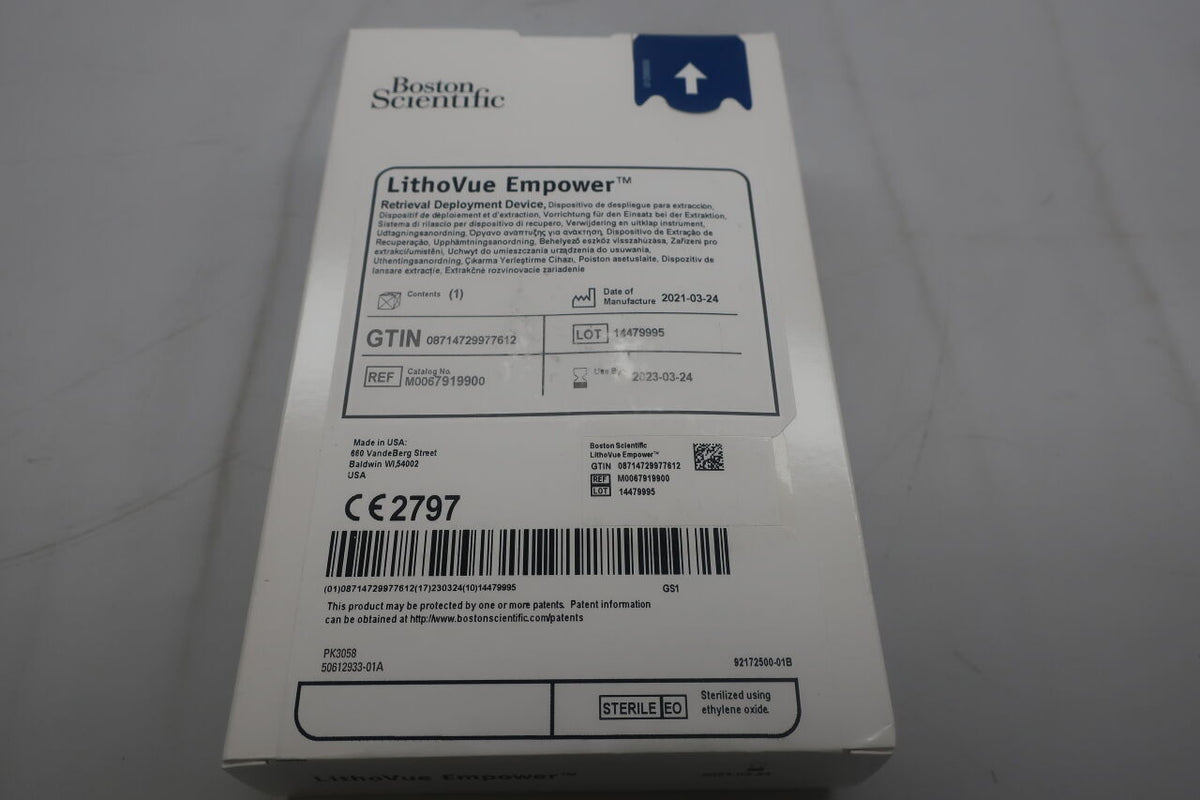 791990 - BOSTON SCIENTIFIC - lithovue empower retrieval deployment device, (BX/1)