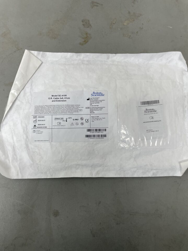 SC-4108 - BOSTON SCIENTIFIC - O.R. Cable and Extension, 2 x 8cm, 61cm, (EA)