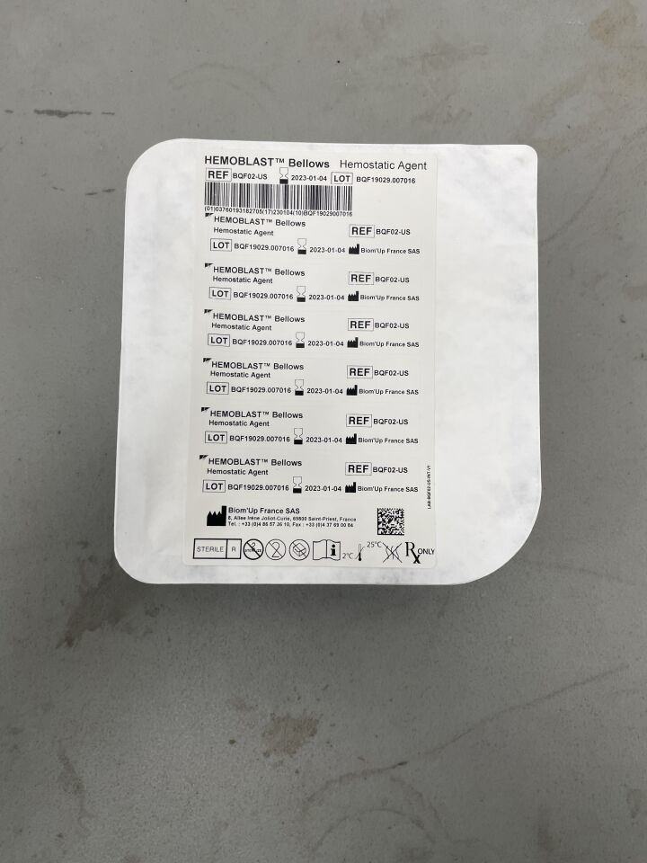 BQF02 - DILON TECHNOLOGIES - HEMOBLAST Bellows Hemostatic Agent, Includes Thrombin, (EA)