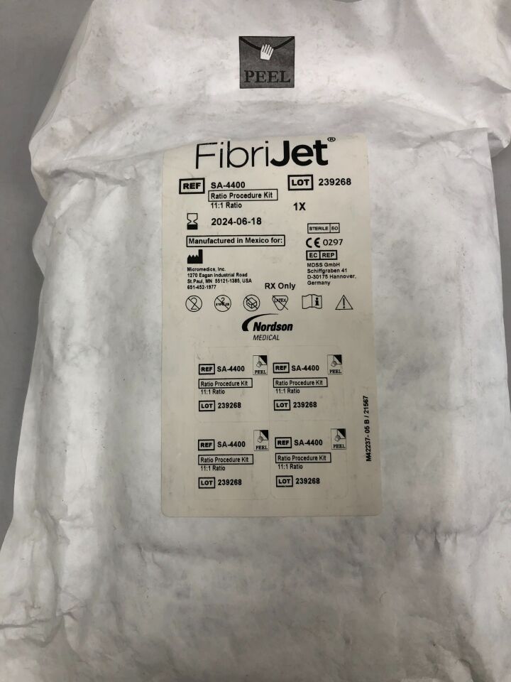 SA-4400 - MICROMEDICS - Nordson Medical FibriJet Ratio Procedure Kit, 11:1 Ratio, (EA)