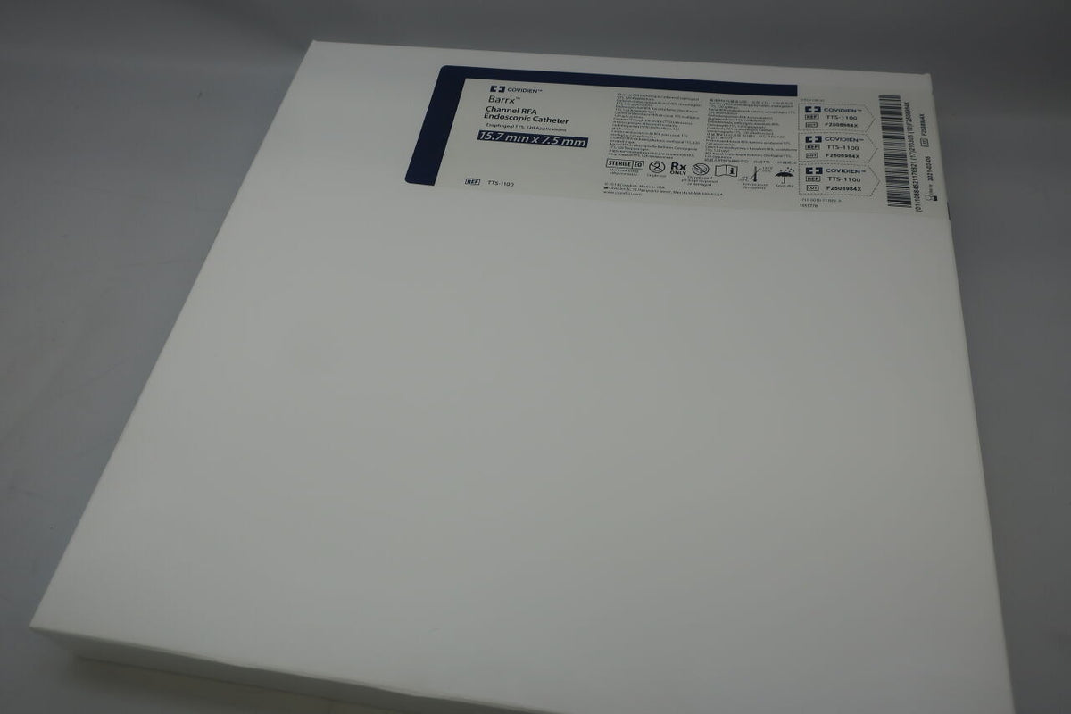 TTS-1100 - COVIDIEN - Barrx Channel RFA Endoscopic Catheter, 135 cm Length, 7.5 x 15.7 mm Electrode, (BX/1)