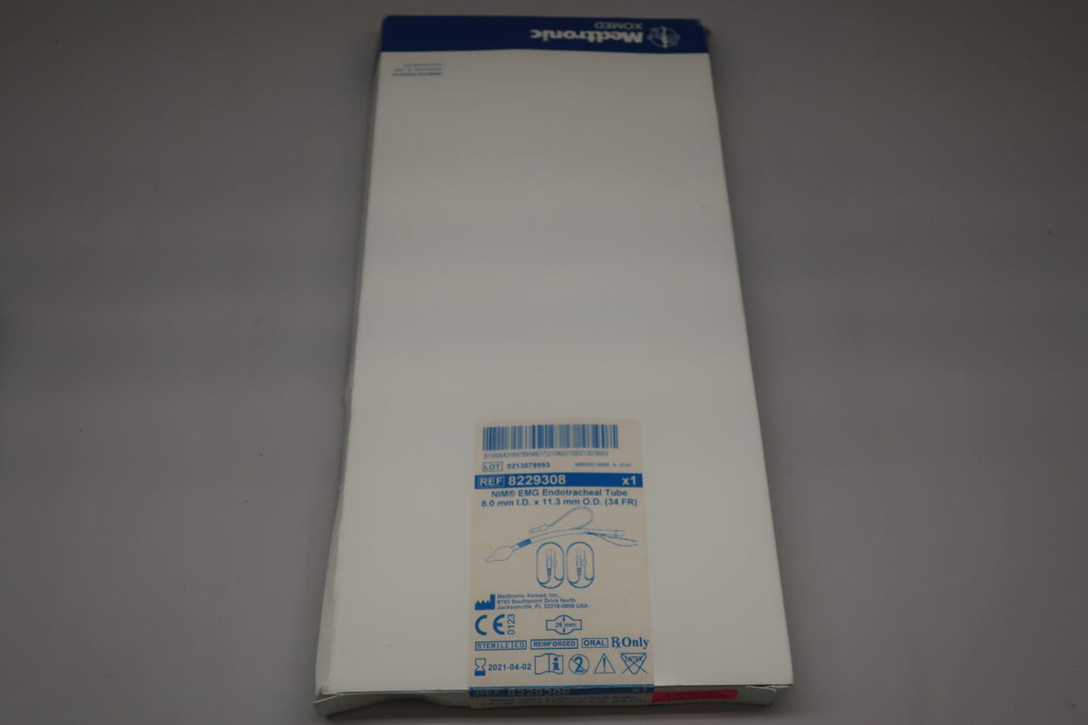 8229308 - MEDTRONIC - NIM EMG Endotracheal Tube 8mm x 11.3mm, 34F, (BX/1)