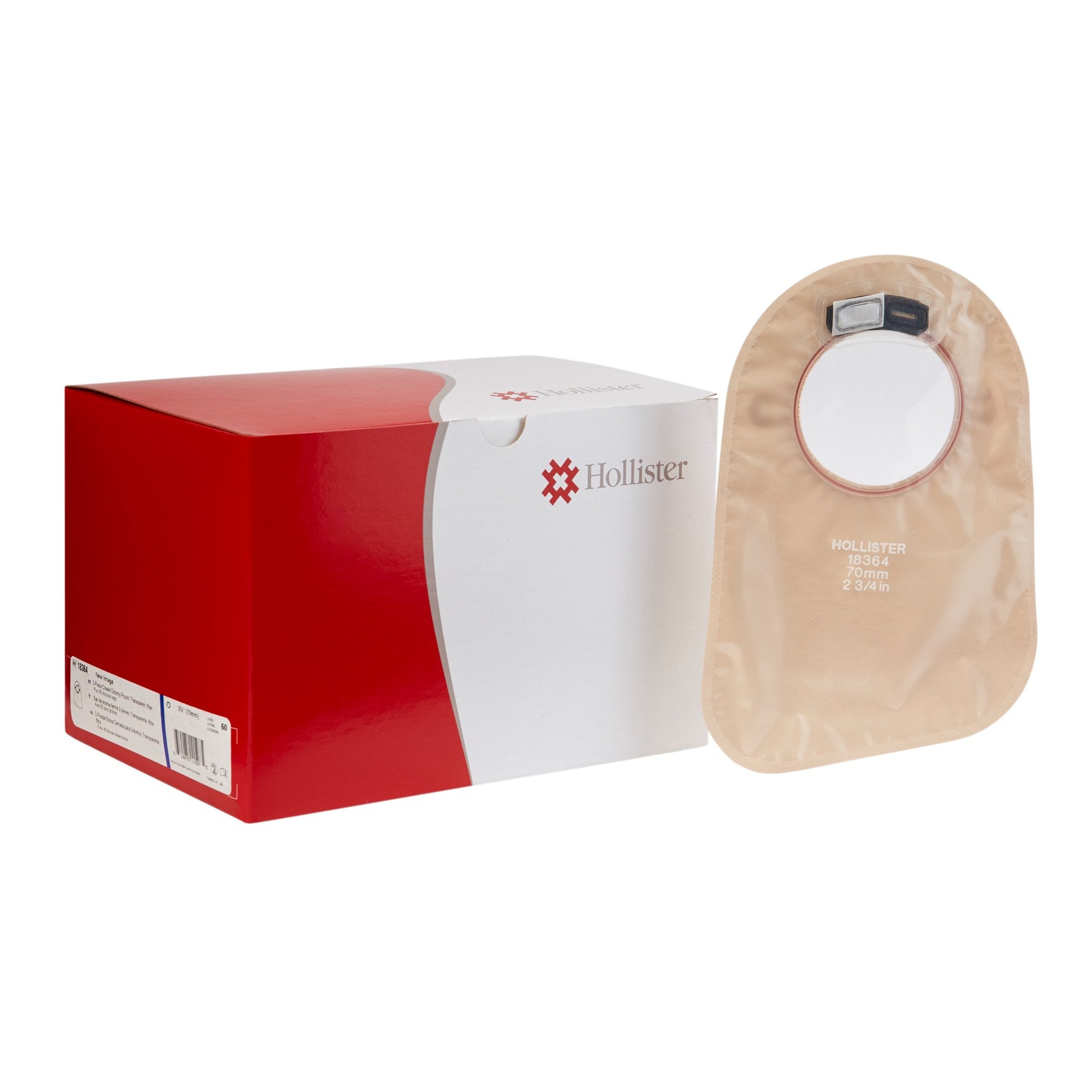 569794 - New Image - Ostomy Pouch New Image Two-Piece System 9 Inch Length Closed End 18364 Box of 60, (BX)