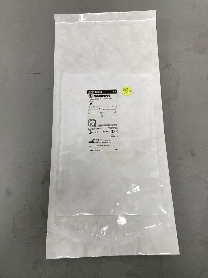 43555 - MEDTRONIC - Peritoneal Catheter, Small Lumen 120cm, (EA)
