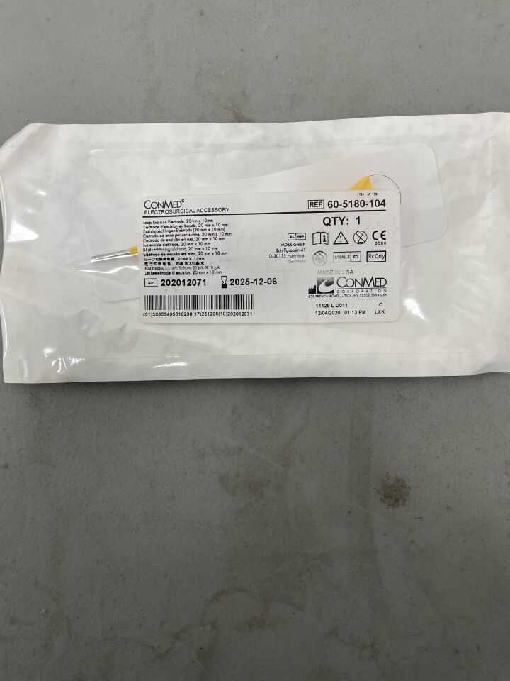 60-5180-104 - CONMED - Loop Excision Electrode 20mm x 10mm, (EA)