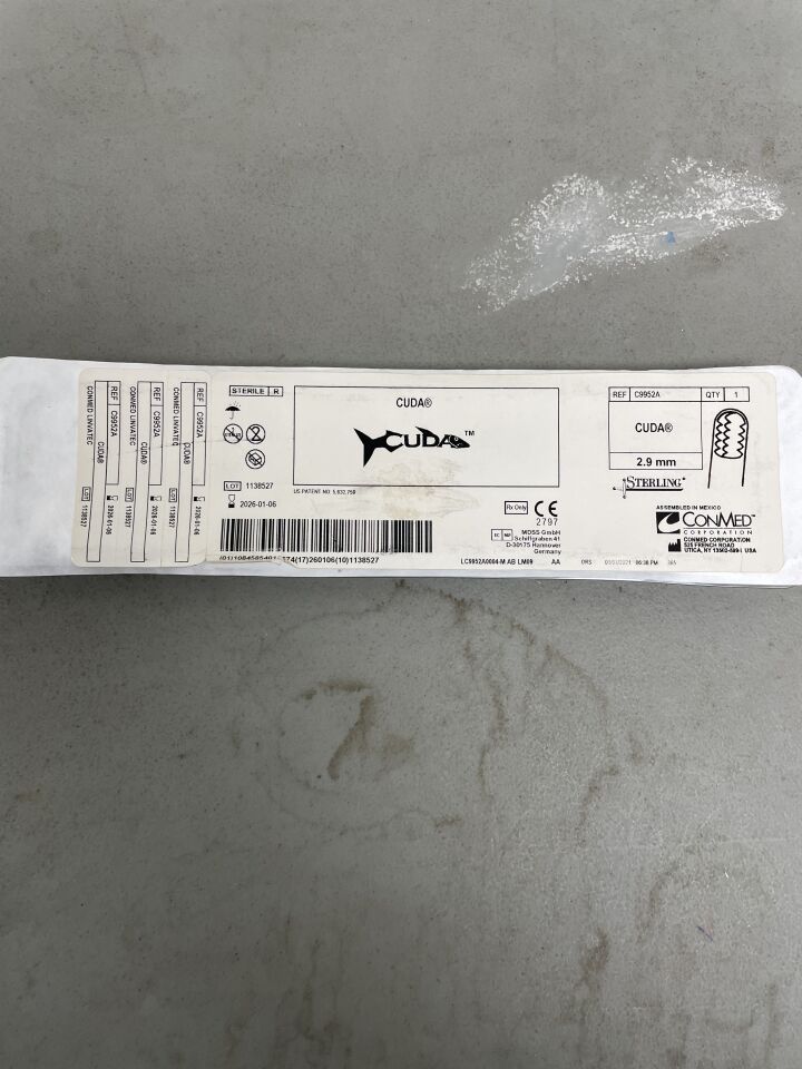 C9952A - CONMED - 2.9mm Cuda Blade, Small Joint, (EA)