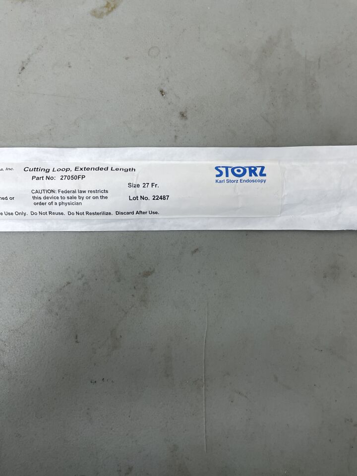 27050FP - STORZ - Extended Length Cutting Loop, 27F, (EA)
