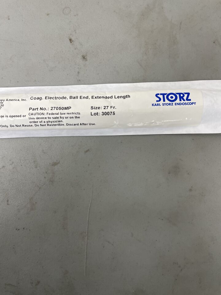 27050MP - STORZ - Extended Length Coagulating Ball Electrode, 27F x 3mm, (EA)