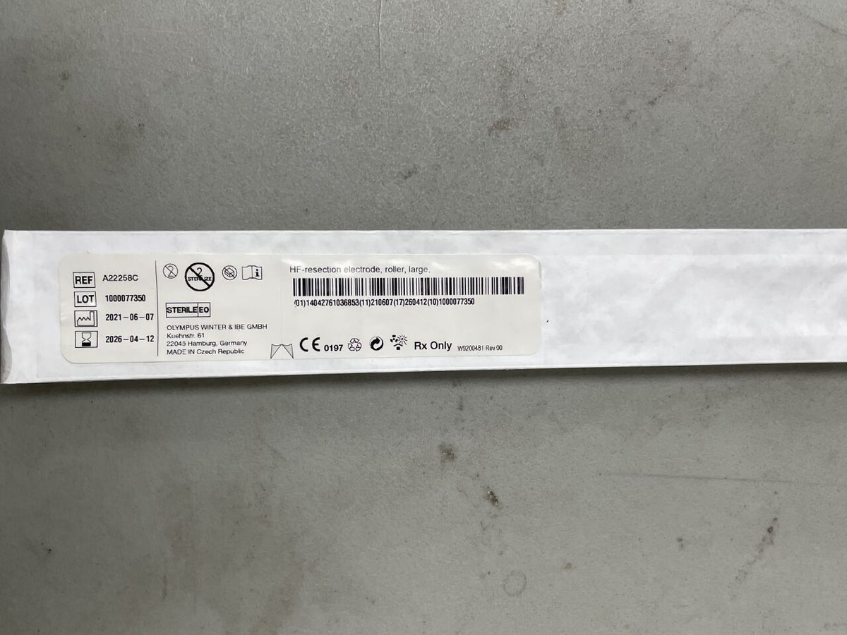 A22258C - OLYMPUS - HF-Resection Electrode, Roller, Large 24-28F, 12Deg and 30Deg, (EA)