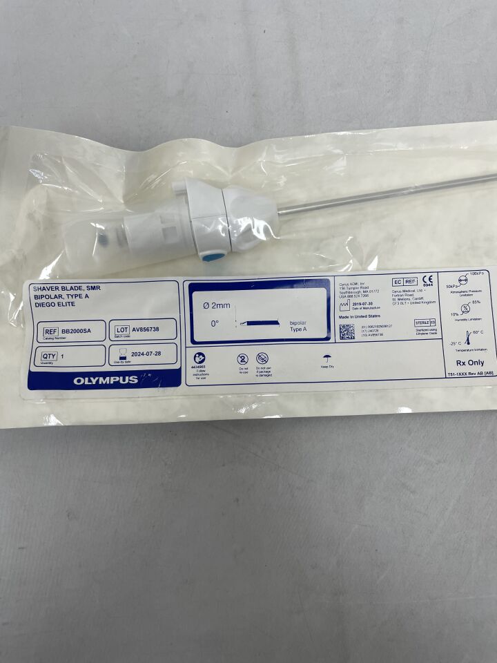 BB2000SA - OLYMPUS - Diego Elite Straight Standard Turbinate Bipolar Blade, 2 mm, (EA)