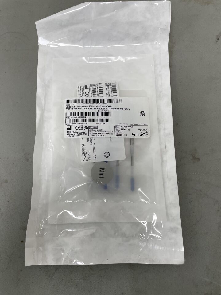 AR-1322DSC - ARTHREX - Disposable Instruments Kit for Mini SutureTak, (EA)