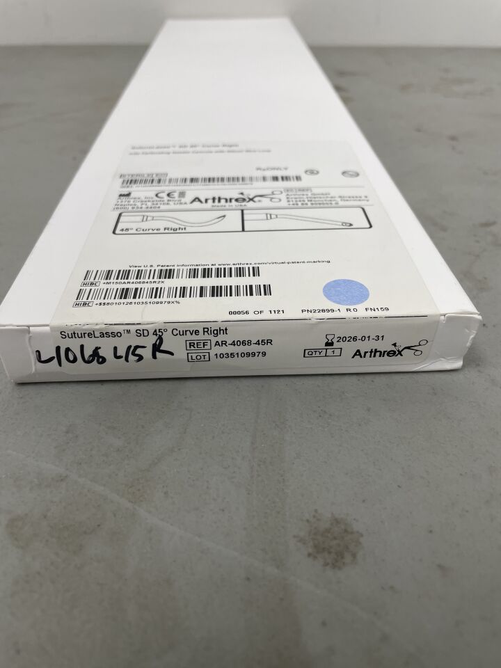 AR-4068-45R - ARTHREX - SutureLasso SD 45 Degree Curve Right, (BX/1)