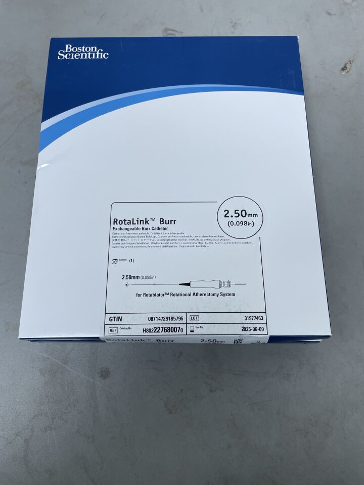 22768007 - BOSTON SCIENTIFIC - RotaLink Burr Exchangeable Burr Catheter - 2.50mm, (BX/1)