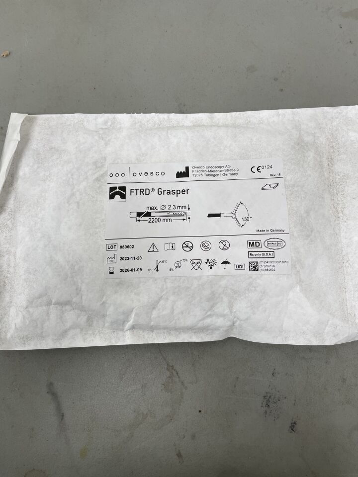 200.7 - OVESCO - Colonic FTDR Grasper (Part of Kit), (EA)