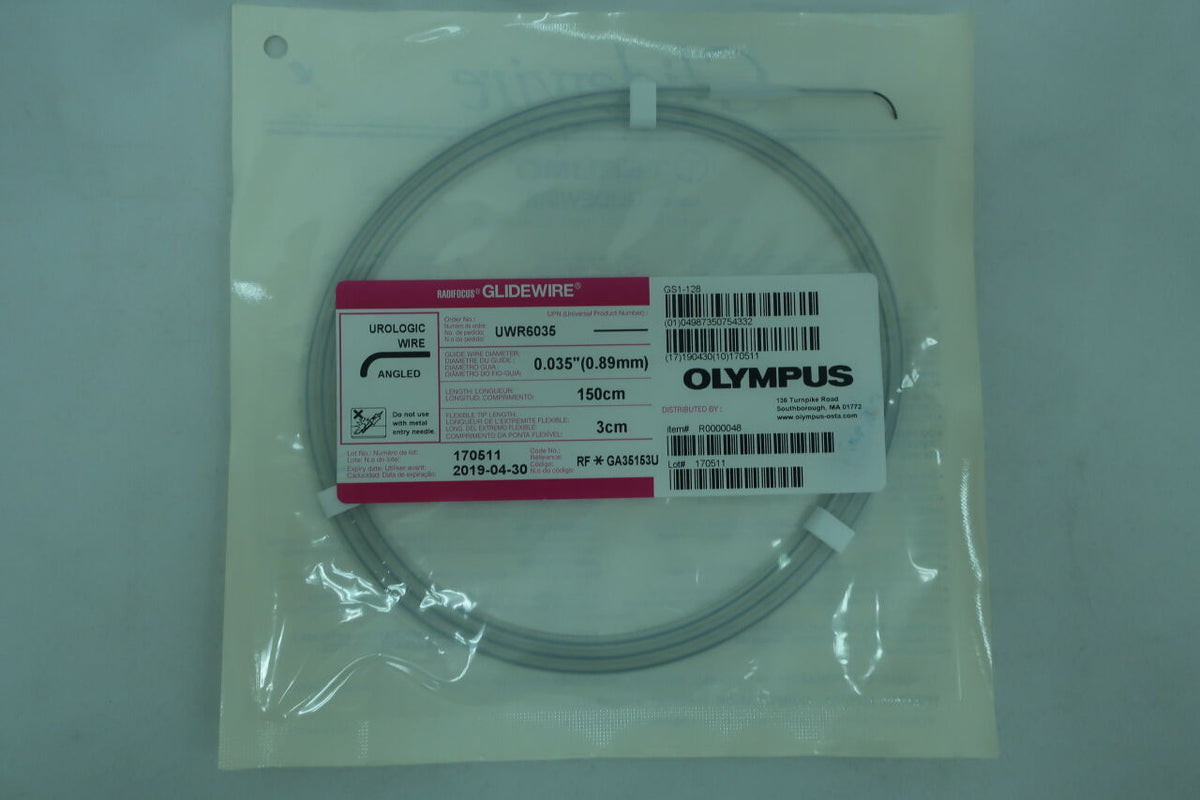 UWR6035 - TERUMO - Radifocus Glidewire - Angled, Urologic Wire - .035" x 150cm x 3cm, (EA)