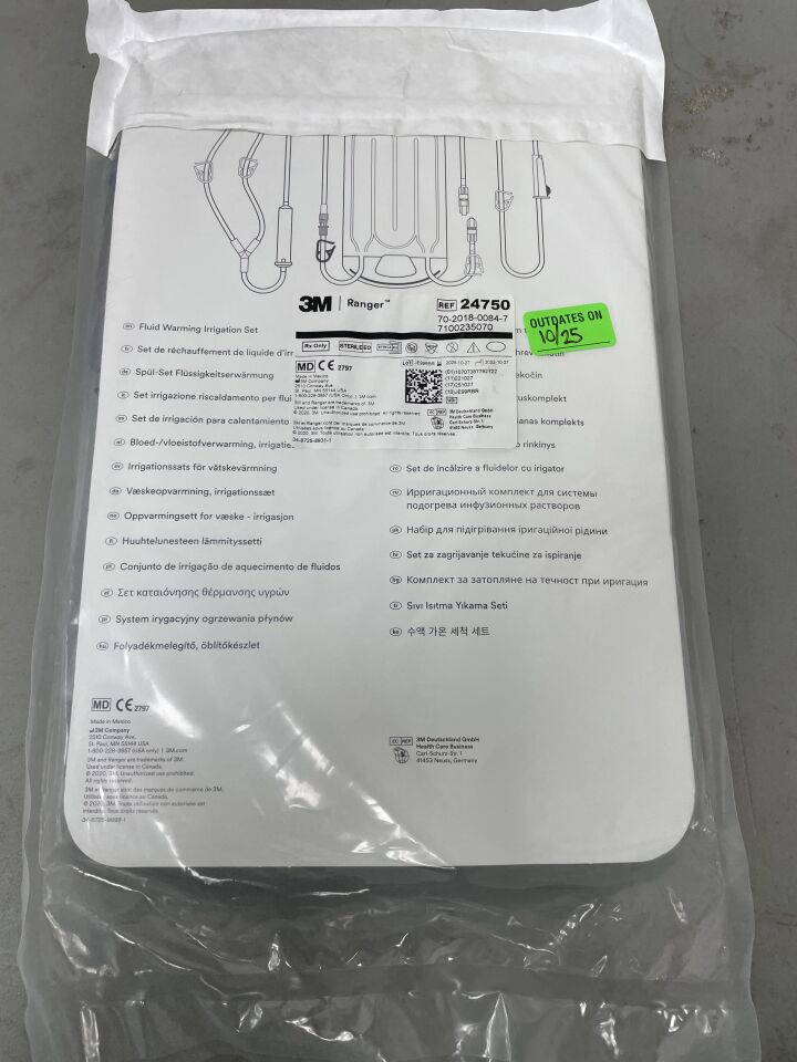 24750 - 3M - Ranger Irrigation-Fluid Warming Set, (EA)