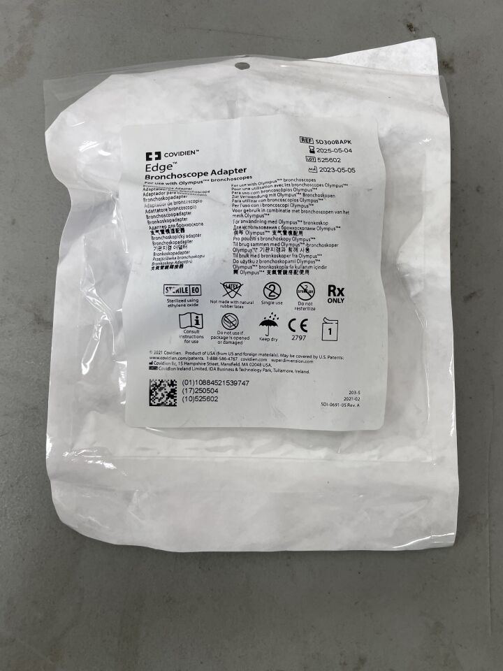 SD300BAPK - COVIDIEN - SuperDimension Edge Bronchoscope Adapter for Olympus, (EA)