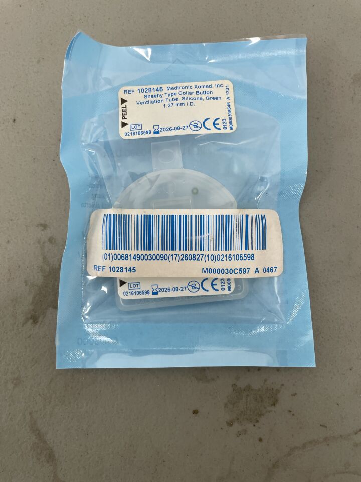 1028145 - MEDTRONIC - Sheehy-Type Collar Button, Silicone 1.27mm, (EA)