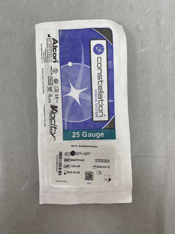 8065751441 - ALCON - 25+ Straight Endoilluminator, RFID, (EA)