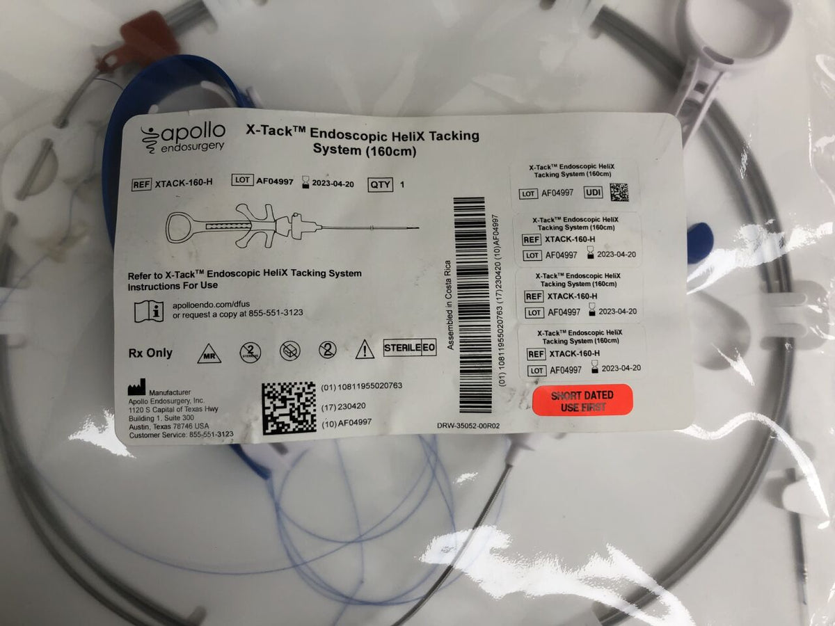 XTACK-160-H - APOLLO - X-Tack Endoscopic HeliX Tacking System - 160cm, (EA)