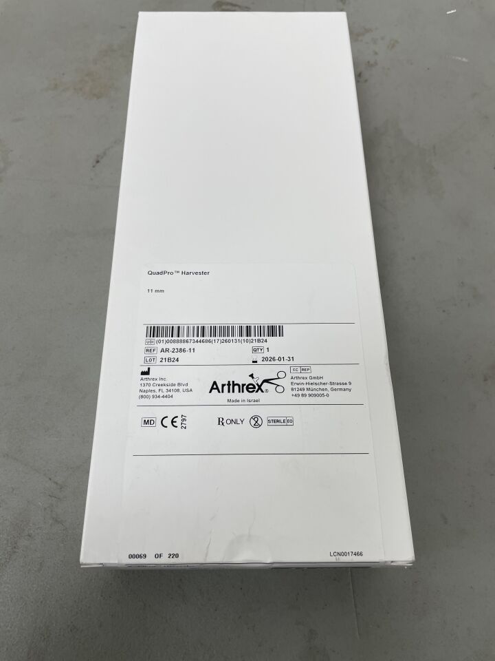 AR-2386-11 - ARTHREX - QuadPro Tendon Harvester Kit, 11 mm, (BX/1)