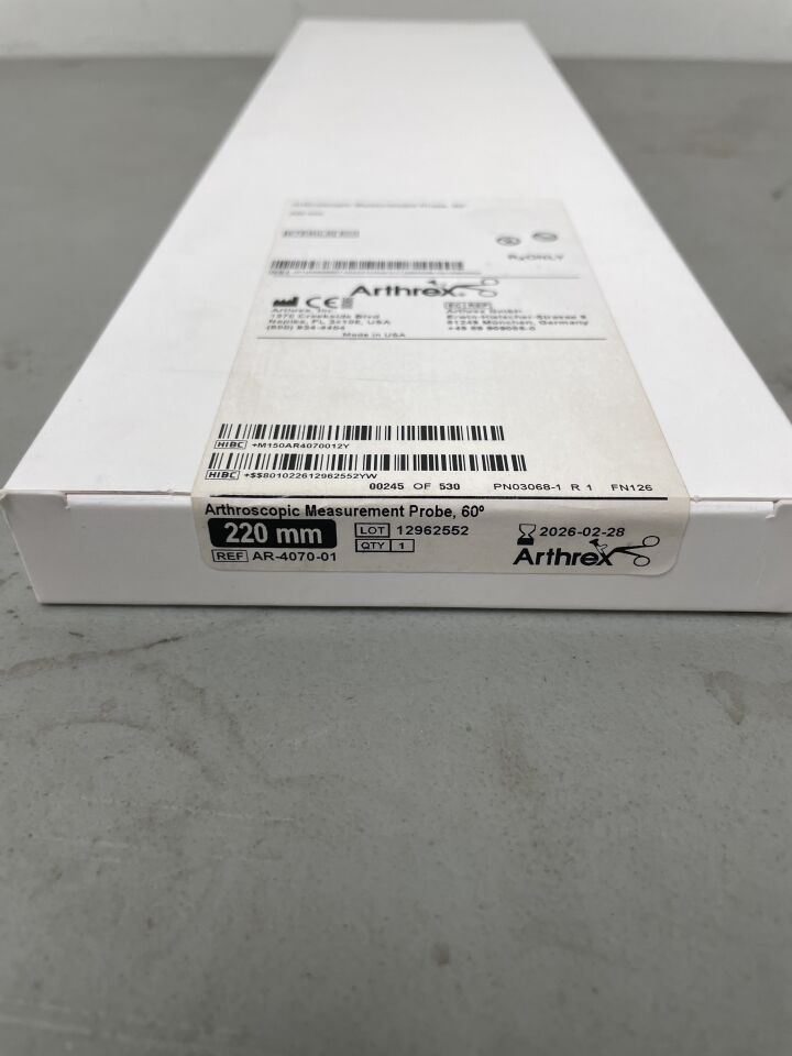 AR-4070-01 - ARTHREX - Arthroscopic Measurement Probe, 220 mm Length, (BX/1)