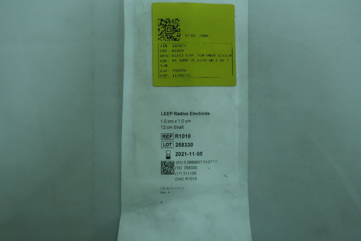 R1010 - COOPER SURGICAL - Cooper Surgical LEEP Medium Radius Loop Electrode 1.0cm x 1.0cm, (BX/5)