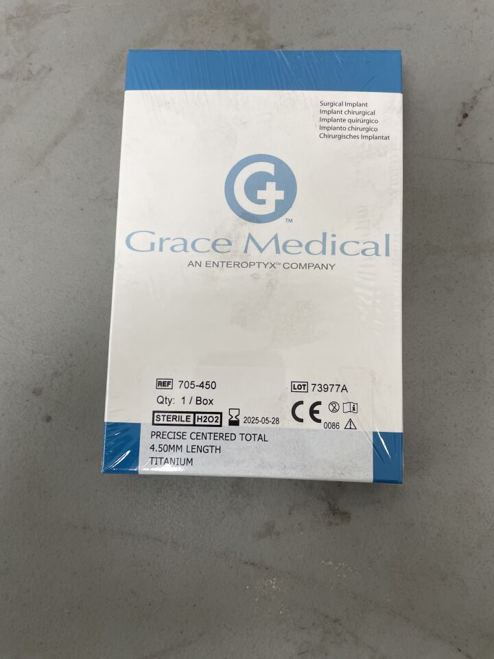 705-450 - GRACE MEDICAL - Precise Centered Total, 4.5mm, (BX/1)