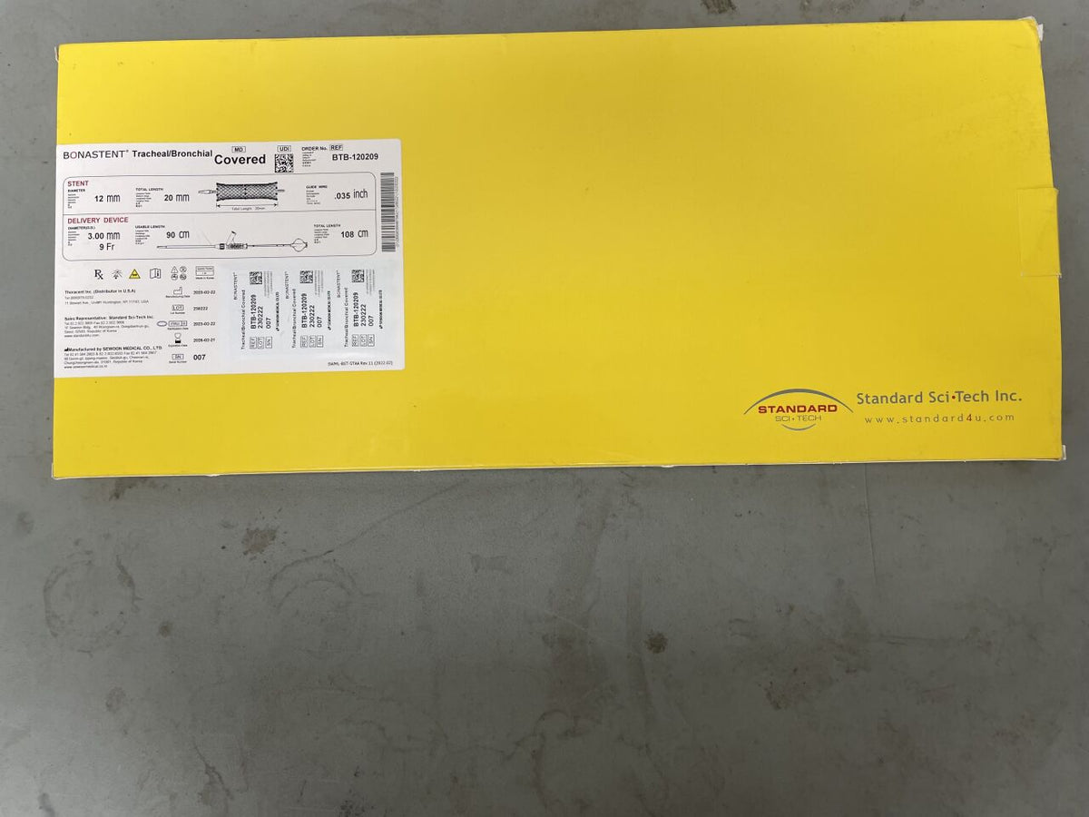 BTB-120209 - THORACENT - BONASTENT Tracheal/Bronchial - Covered - 12mm x 20mm, (BX/1)