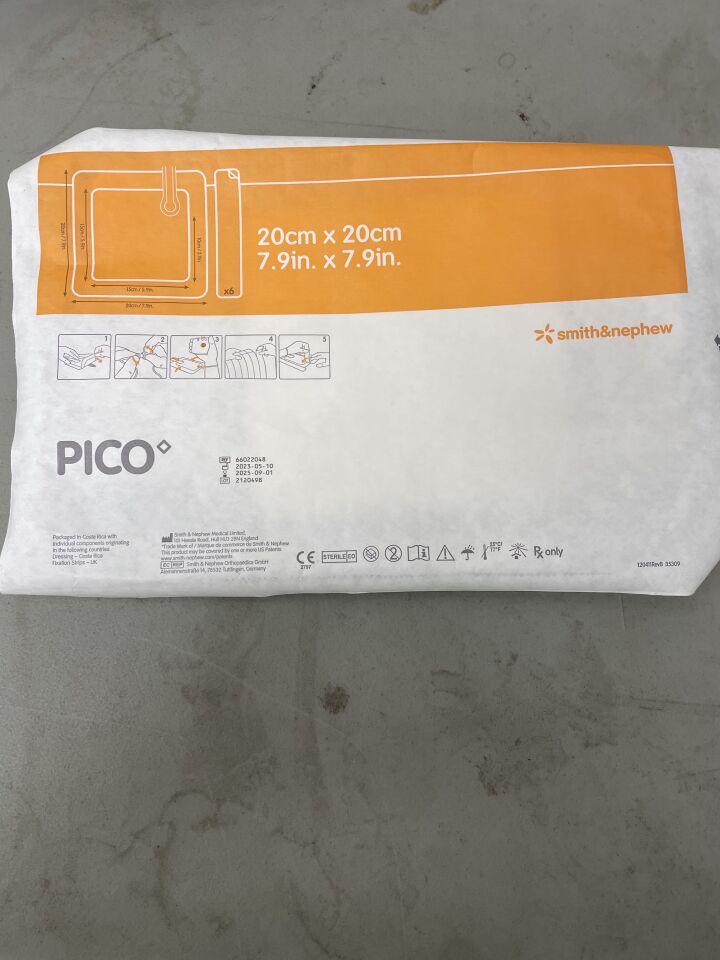 66022048-D - SMITH & NEPHEW - PICO 14 NPWT Dressing ONLY, 20cm x 20cm, (EA)
