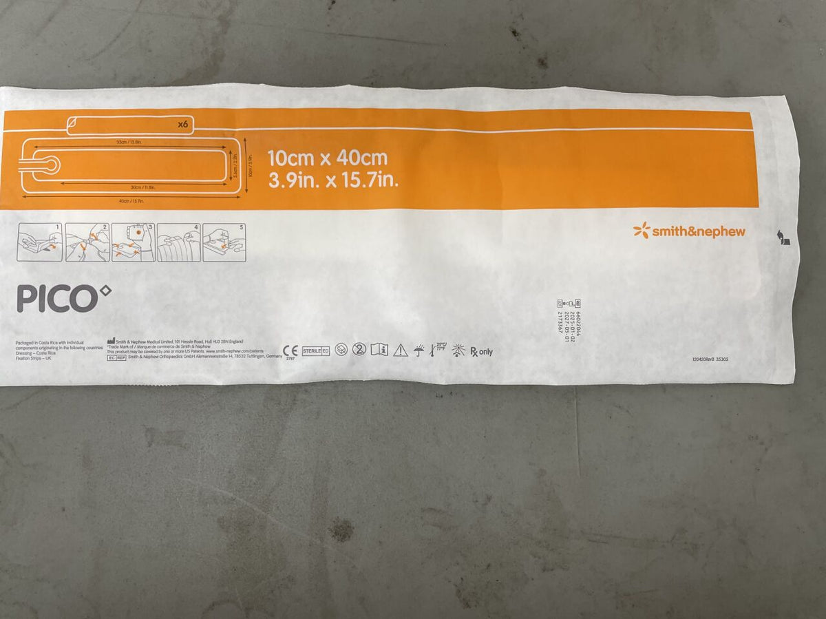 66022044-D - SMITH & NEPHEW - PICO 14 NPWT Dressing, 10cm x 40cm (Dressing Only), (EA)