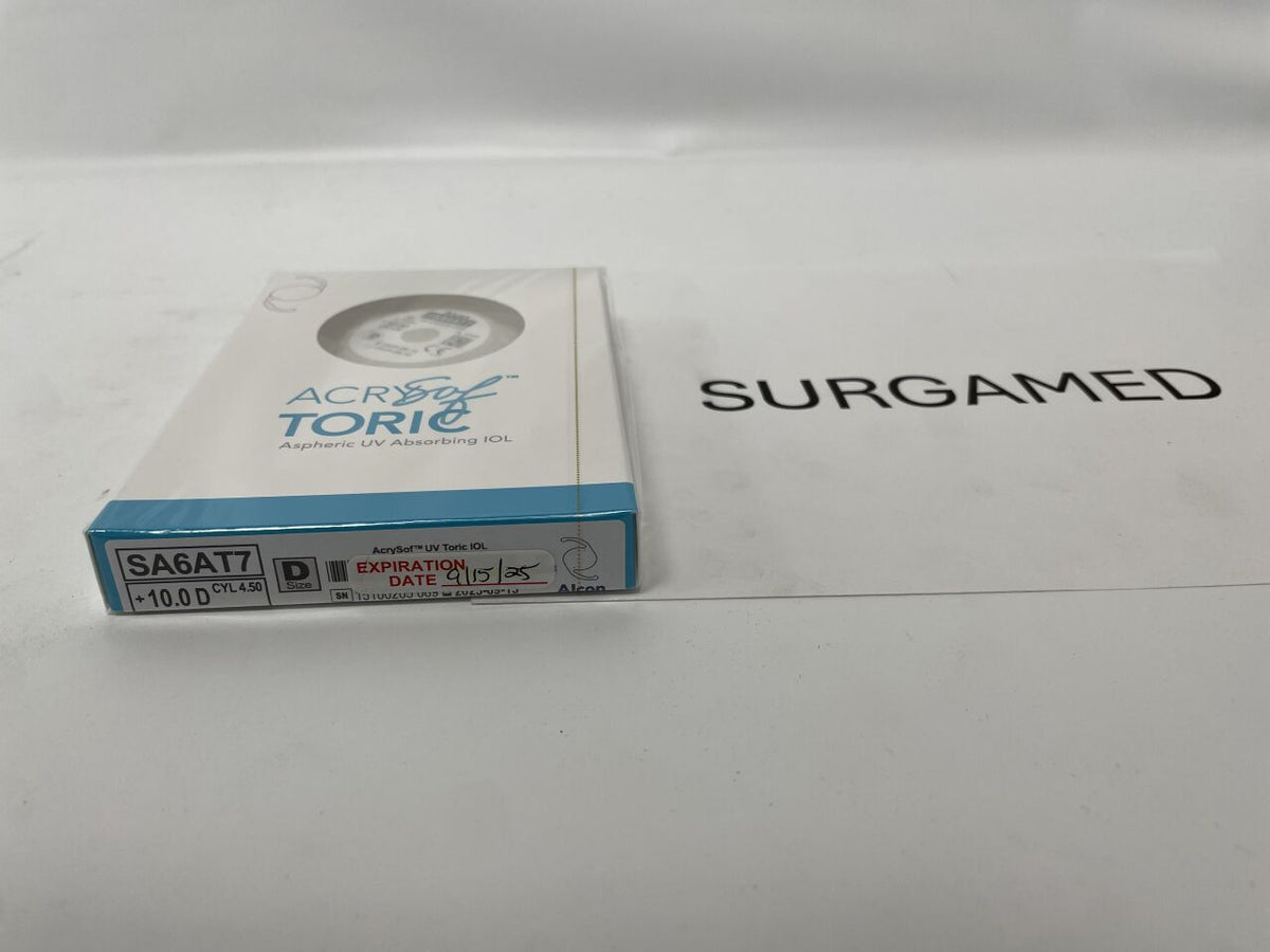 SA6AT7.100 - ALCON - AcrySof Aspheric UV Absorbing Toric Posterior Chamber IOL, 10.0D, (BX/1)