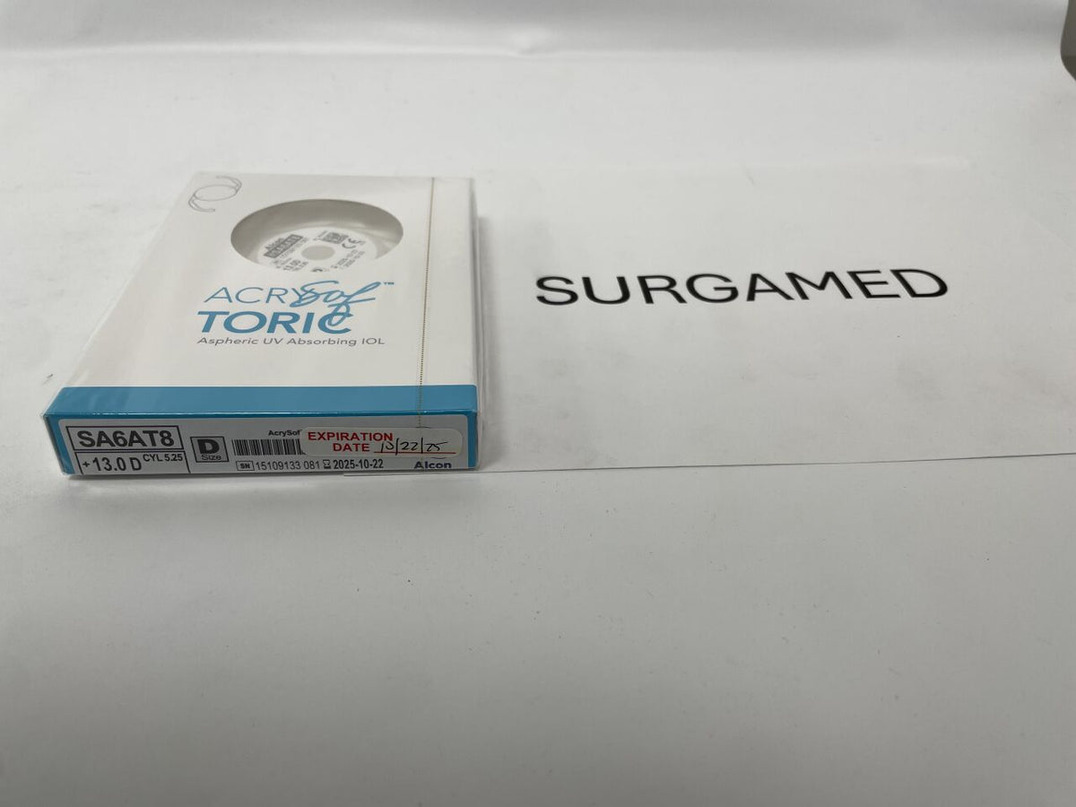 SA6AT8.130 - ALCON - AcrySof Aspheric UV Absorbing Toric Posterior Chamber IOL, 13.0D, (BX/1)