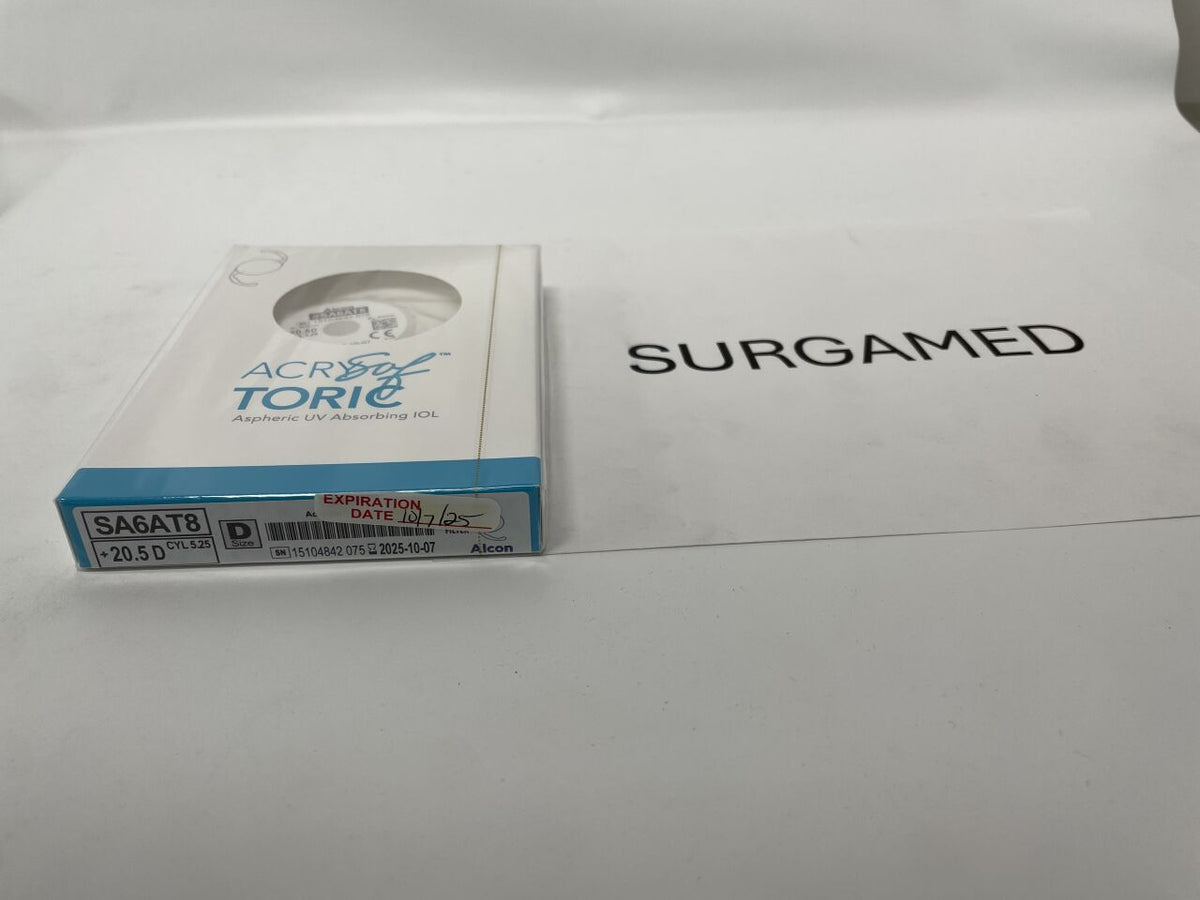 SA6AT8.205 - ALCON - AcrySof Aspheric UV Absorbing Toric Posterior Chamber IOL, 20.5D, (BX/1)