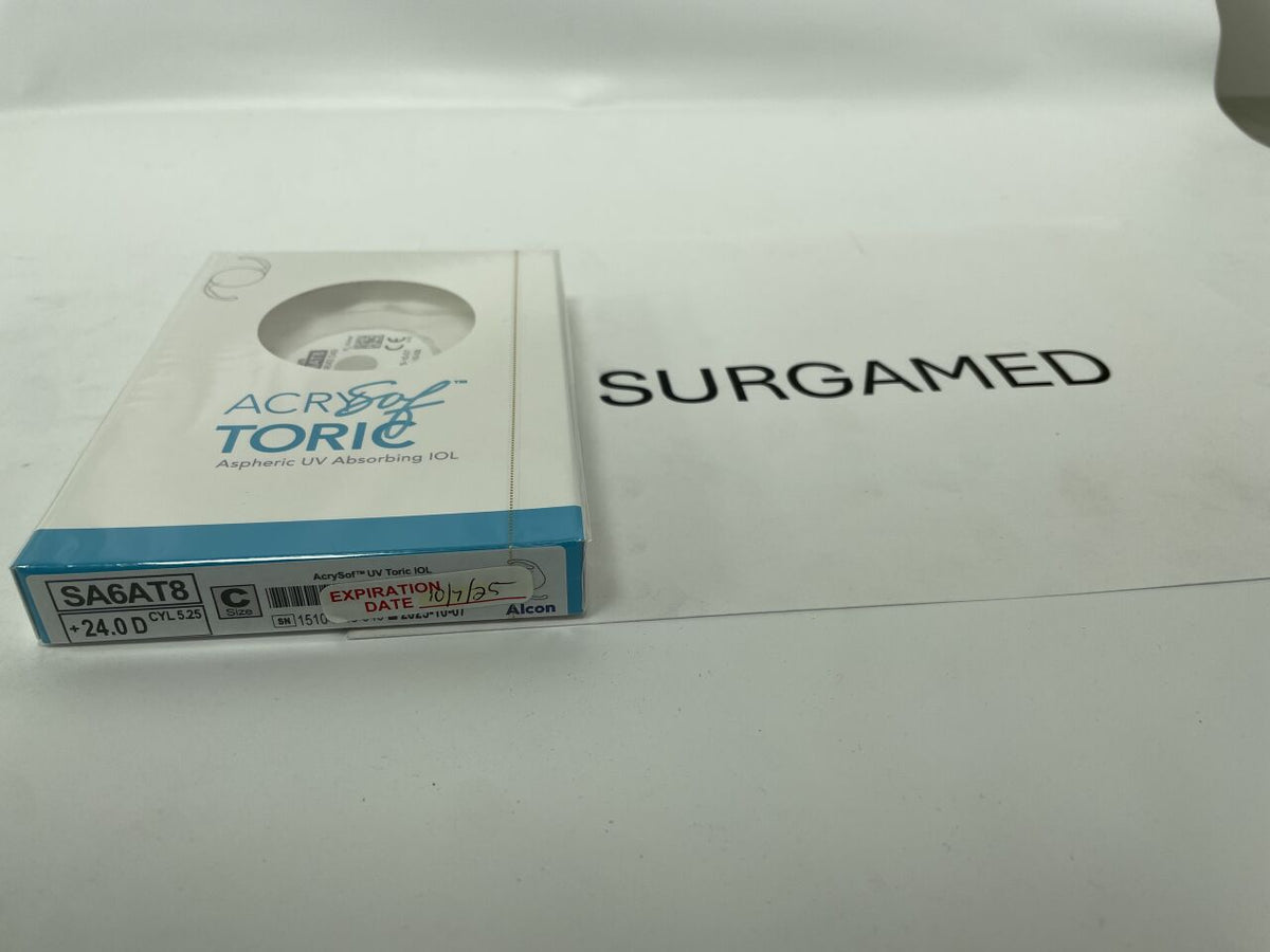 SA6AT8.240 - ALCON - AcrySof Aspheric UV Absorbing Toric Posterior Chamber IOL, 24.0D, (BX/1)