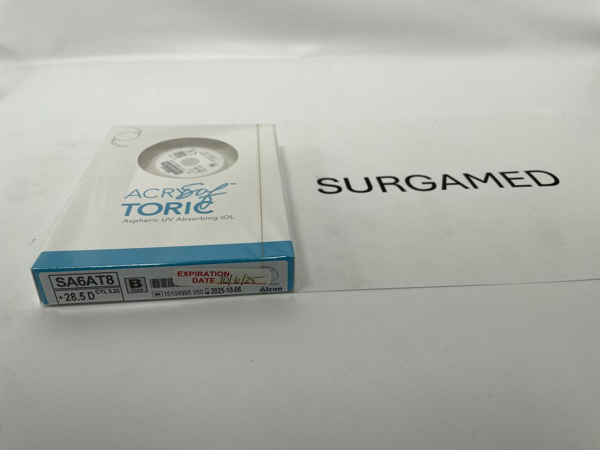 SA6AT8.285 - ALCON - AcrySof Aspheric UV Absorbing Toric Posterior Chamber IOL, 28.5D, (BX/1)