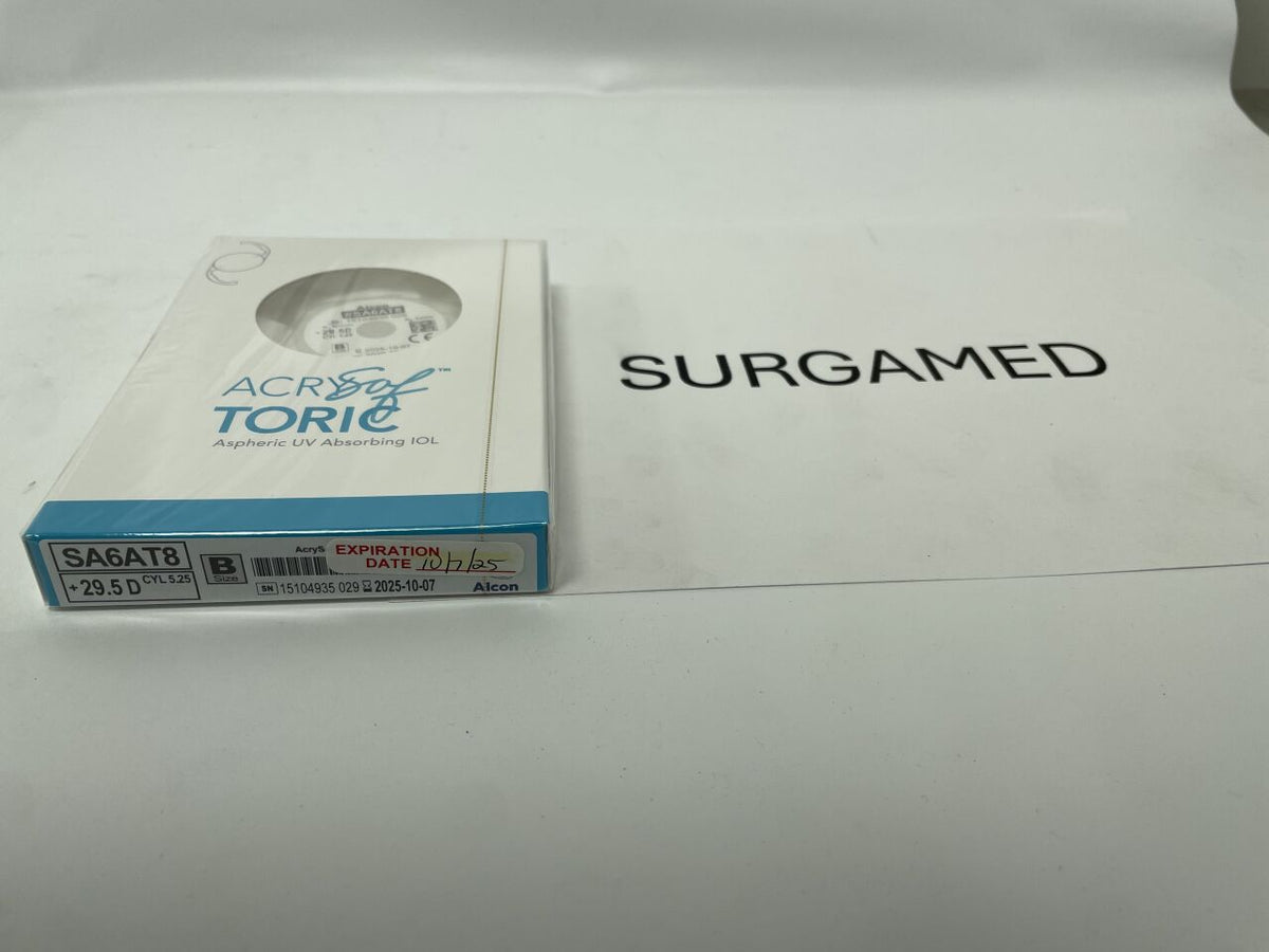 SA6AT8.295 - ALCON - AcrySof Aspheric UV Absorbing Toric Posterior Chamber IOL, 29.5D, (BX/1)