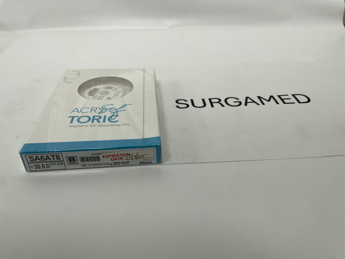 SA6AT8.300 - ALCON - AcrySof Aspheric UV Absorbing Toric Posterior Chamber IOL, 30.0D, (BX/1)