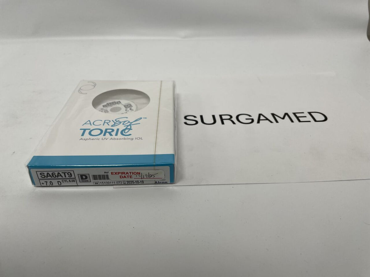SA6AT9.070 - ALCON - AcrySof Aspheric UV Absorbing Toric Posterior Chamber IOL, 7.0D, (BX/1)