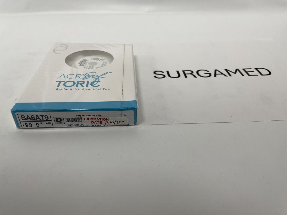 SA6AT9.090 - ALCON - AcrySof Aspheric UV Absorbing Toric Posterior Chamber IOL, 9.0D, (BX/1)