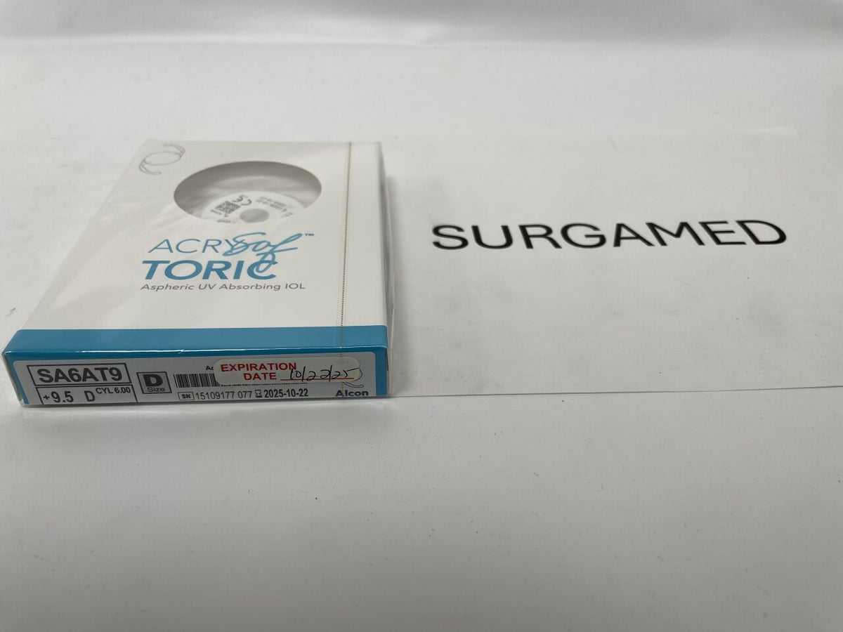SA6AT9.095 - ALCON - AcrySof Aspheric UV Absorbing Toric Posterior Chamber IOL, 9.5D, (BX/1)