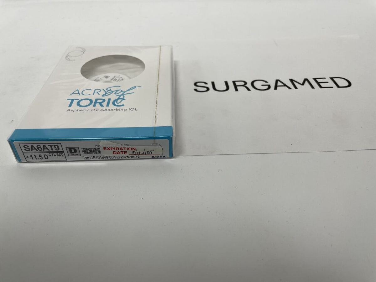 SA6AT9.115 - ALCON - AcrySof Aspheric UV Absorbing Toric Posterior Chamber IOL, 11.5D, (BX/1)