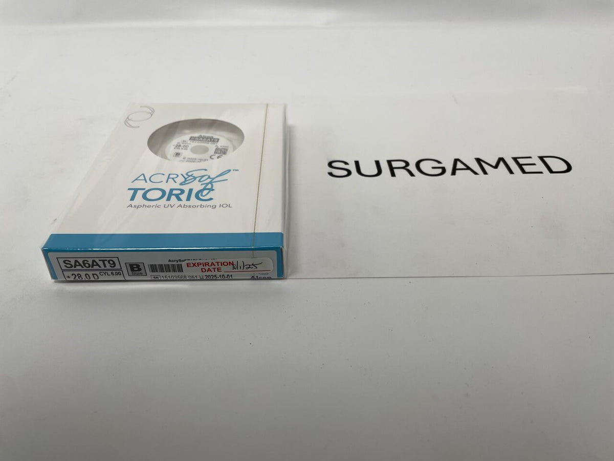 SA6AT9.280 - ALCON - AcrySof Aspheric UV Absorbing Toric Posterior Chamber IOL, 28.0D, (BX/1)