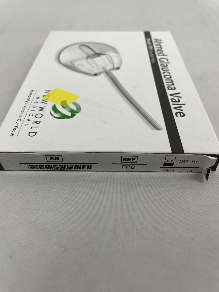 FP8 - NEW WORLD MEDICAL - Ahmed Glaucoma Valve, (BX/1)