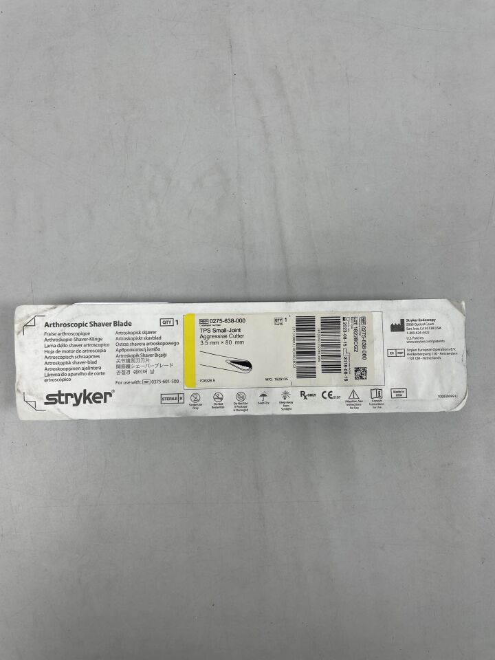 0275-638-000 - STRYKER - Aggressive Cutter, Small Joint 3.5MM, (EA)