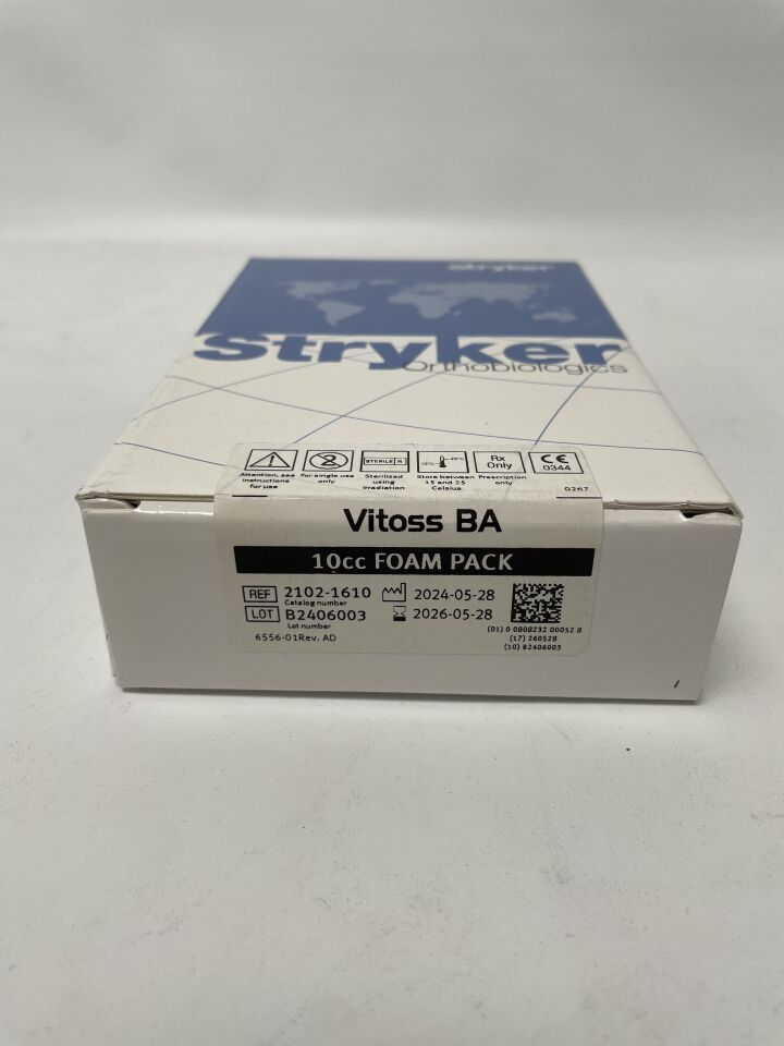2102-1610 - STRYKER - Orthovita Vitoss BA Foam Pack 10cc, (BX/1)
