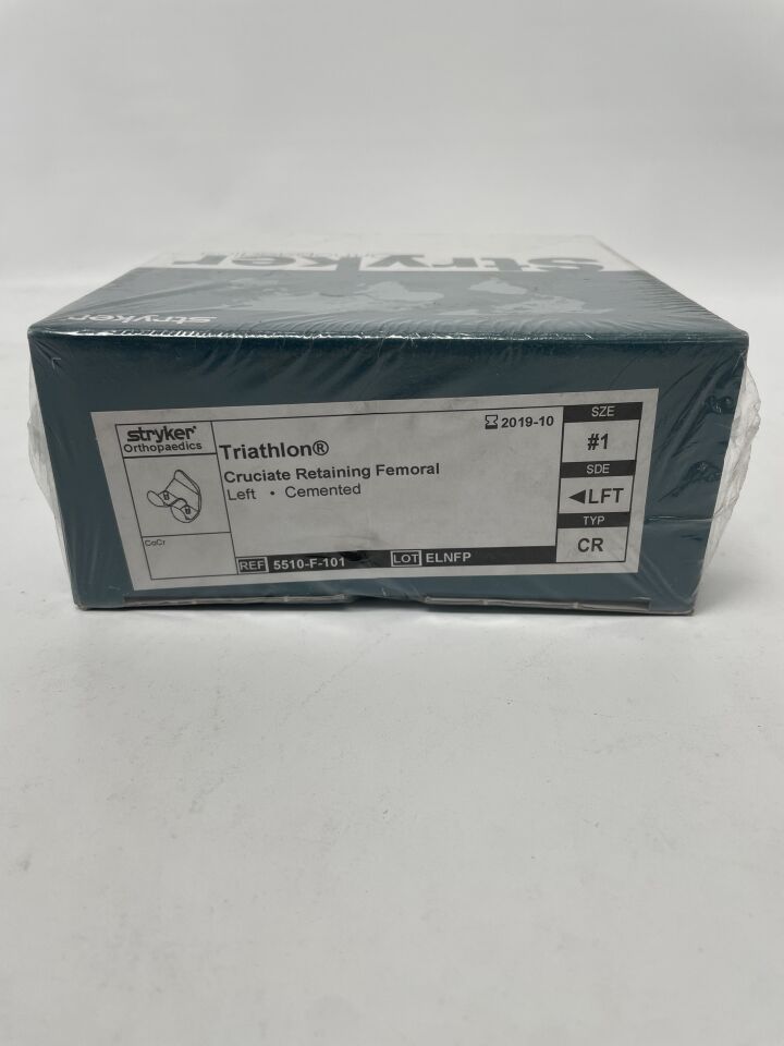 5510-F-201 - STRYKER - Triathlon CR Left Cemented Femoral Component, 2 Size, (BX/1)