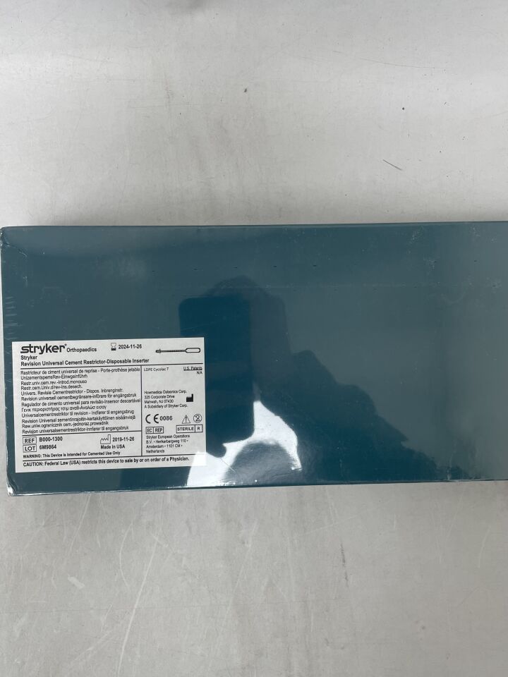 B000-1300 - STRYKER - Orthopaedics Revision Universal Cement Restrictor Disposable Inserter, (BX/1)