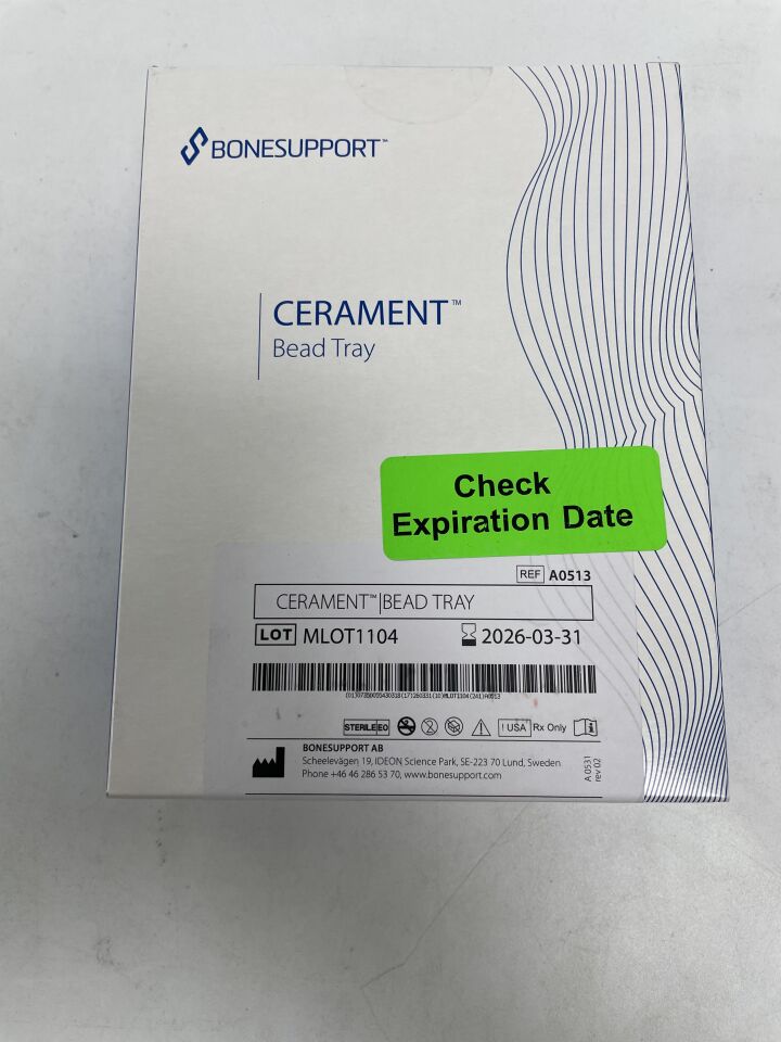 A0513 - BONESUPPORT - Cerament Bead Tray, (BX/1)